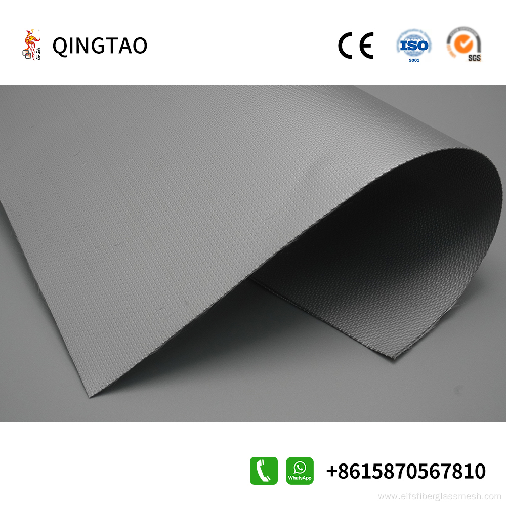 Gray double-sided silicone cloth