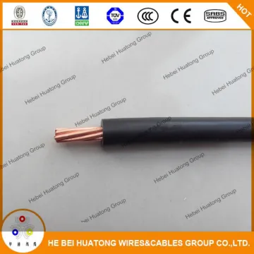Single Core Stranded Copper Conductor PVC Insulation 6 AWG 75c or Dry Electrical Wire