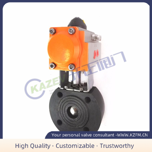 Pneumatic Thin Ball Valve Pneumatic thin ball valve WCB Supplier