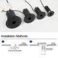 LED Spotlight Trimless kerek alumínium 2W süllyesztett lefelé