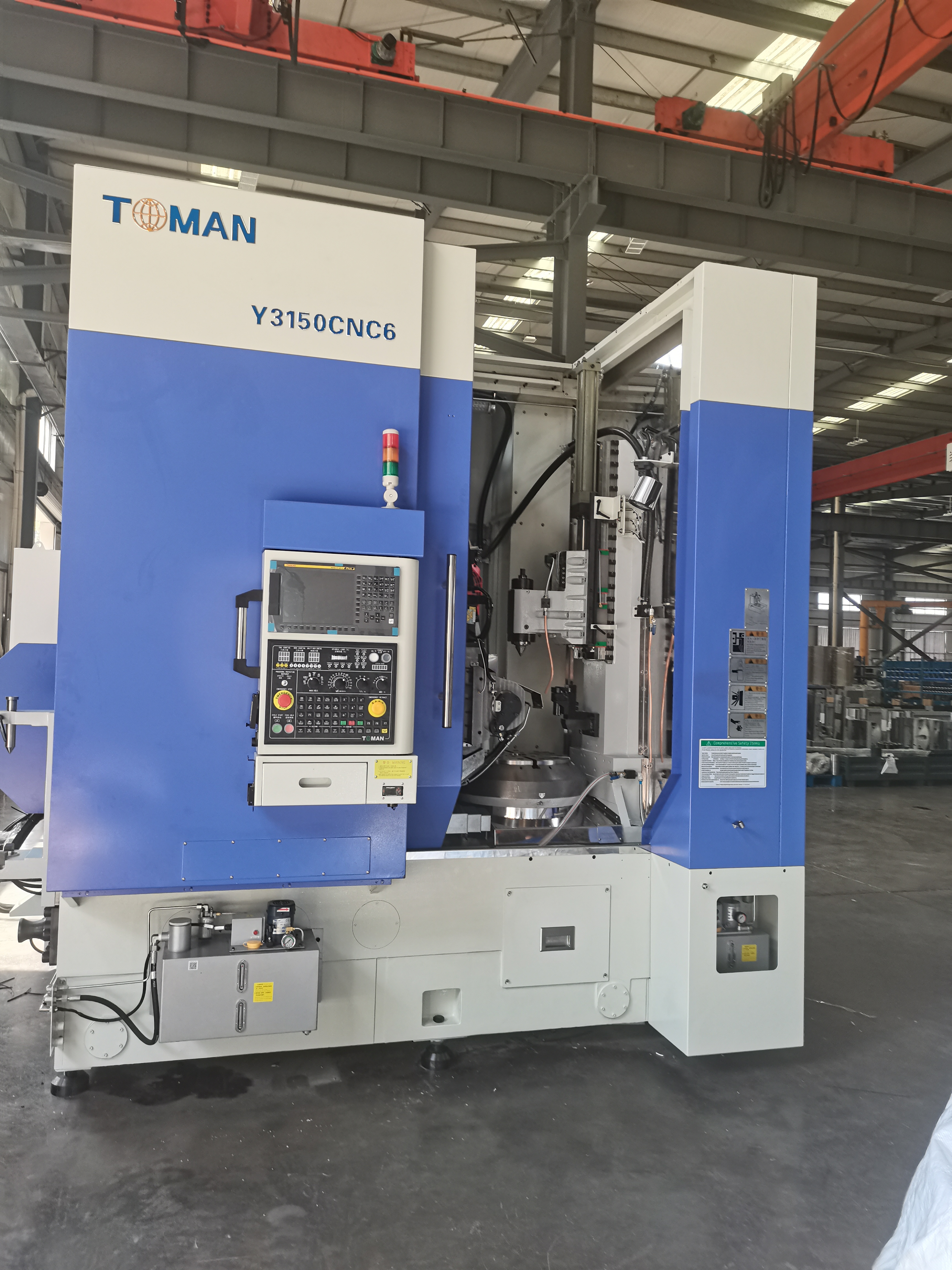 Y3150CNC6 gear hobbing machine from TOMAN