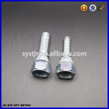 rubber hose hydraulic JIC female fitting