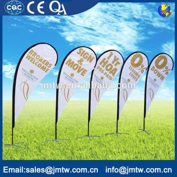 Custom Logo Printed Outdoor Flying Advertising Beach Flag