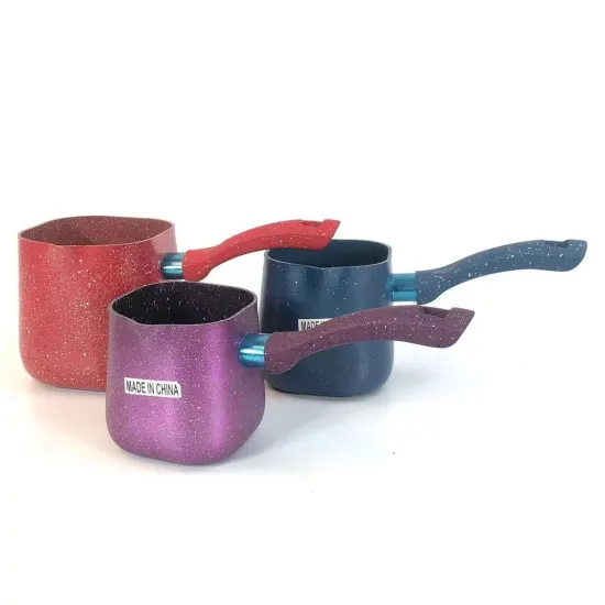 Aluminum Square Milk Pot: Electric Non-Stick Coffee Warmer