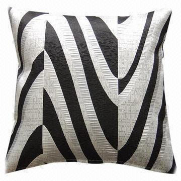 Jacquard Cushion with Polyester Filling, Measures 43 x 43cm