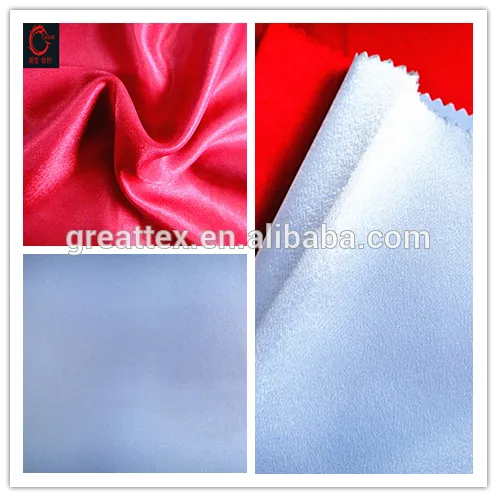 poly satin/ crepe satin for garments.