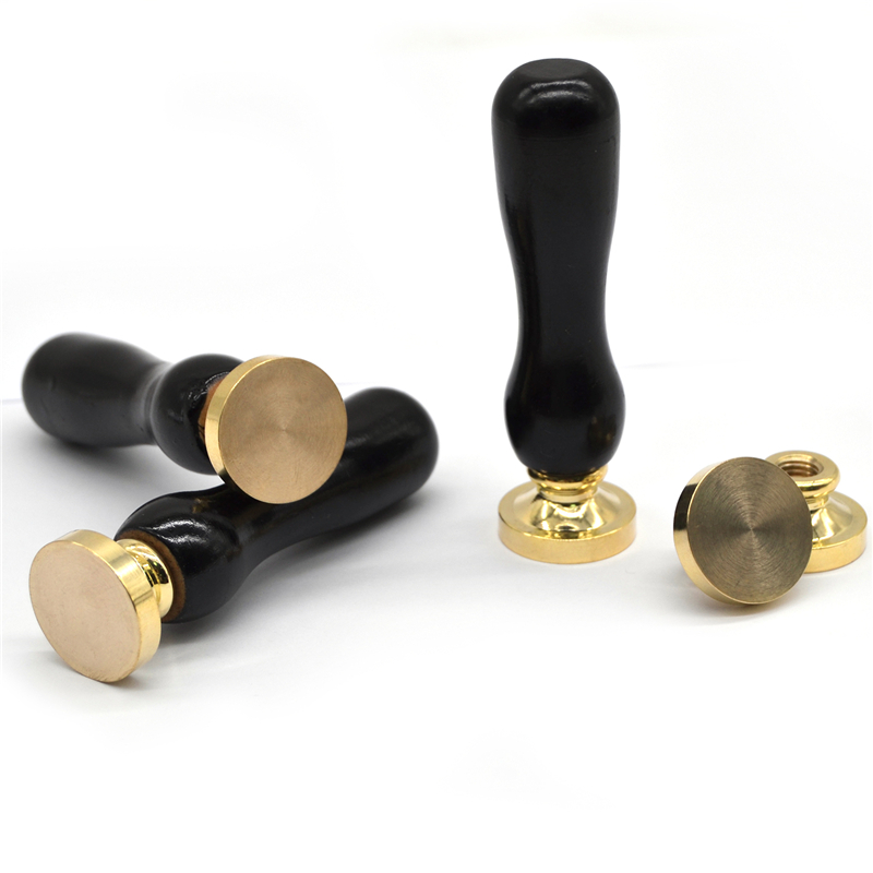 Custom Black Wooden Handle Wax Sealing Stamp Custom Black Wooden Handle Wax Sealing Stamp