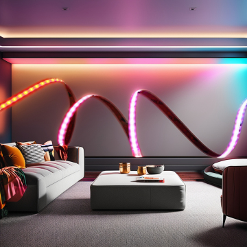 Modern 24V RGB LED dolapları ve özel yapım 12W spotlar