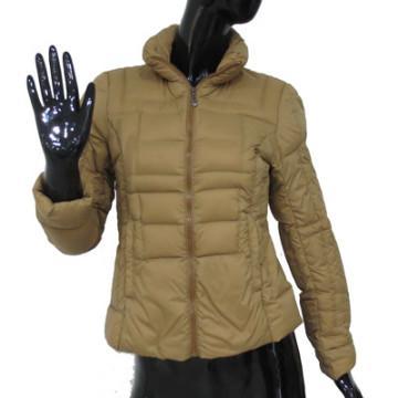 women\'s casual down jacket with solid color