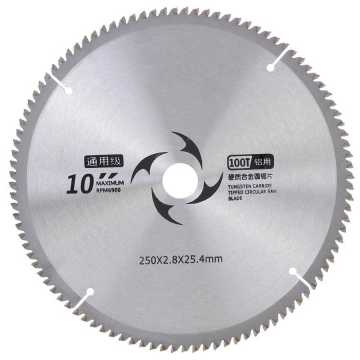 10 Inch 100 Tooth Wood Cutting Alloy Saw Blade: High-Quality Cutting Tools for Your Projects