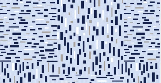 Geometry Design Mattress Tricot Printed Fabric