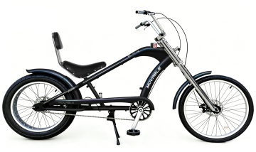 20-24 Inch Harley-Style Cruiser Bike Retro Chopper Bicycle with Fat Tires Vintage Harley Style Bicycle