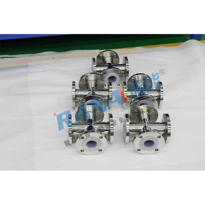 Крыжавы фітынг з PTFE для трубаправода