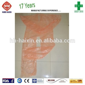 Disposable clear plastic one piece sauna suit