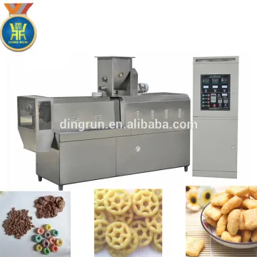 corn puff snack extruder puffed rice making machine