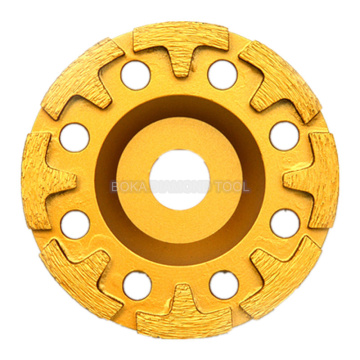 125mm T Type Diamond Grinding Wheel for Granite, Marble, Concrete, and Stone Floor Polishing