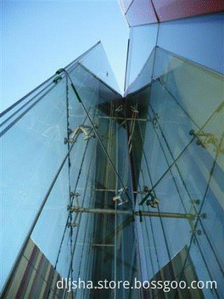 Point-fixing Glass Curtain Wall, High Quality Point-fixing Glass ...