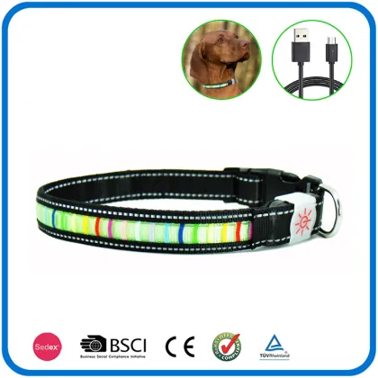 Night Bright Rechargeable Dog Collars