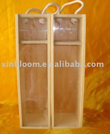 wooden wine box, wooden wine case