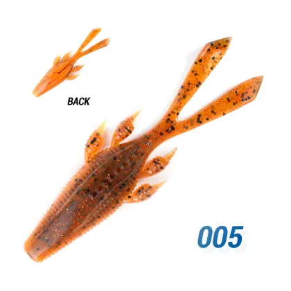 10.5cm 8.8g 6Pcs Silicone Freshwater Fishing Lure - Herofuns Soft Stick Bait Rubber Bass Shad Lures