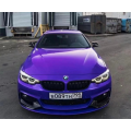 Film d'enveloppe de voiture violet fluorescent à haut brillant