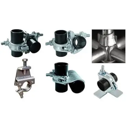 BS1139 & EN74 Compliant Scaffold Tube Couplers: Galvanized Pipe Fittings, Forged & Pressed Scaffolding Limpet Clamps