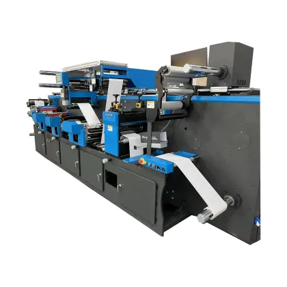 HONTEC RDA-350-3C Round Knife 3-Color Flexographic Die Cutting Post Press Equipment