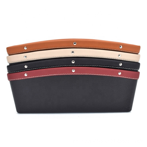 Car Seat Gap Debris Mobile Phone Storage Box - Leather and Plastic Organizer