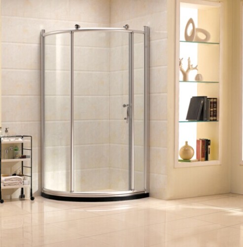 Simple Tempered Glass Shower Room Shower Screen (R12)