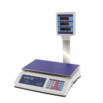 50kg Multifunctional Fruit Weighing Electronic Platform Scale for Supermarkets