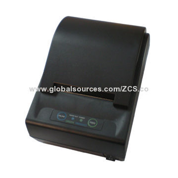 ZCS-PT58 Thermal Printers with USB/Serial Port, 58mm Paper Roll, 12 Months Warranty, Black/Gray