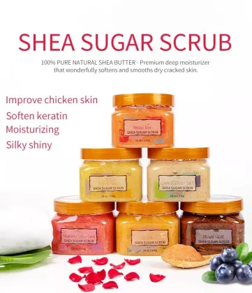 Natural Brown Salt Shea Sugar Body Scrub