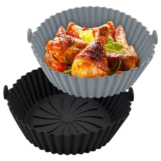 Silicone Pan Foldable Baking Molds: Nonstick, Reusable, and Perfect for Air Fryer Cooking