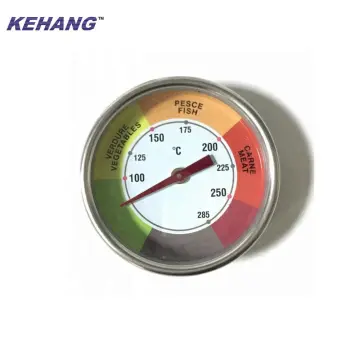 Stainless Steel Surface Bimetal Grill Thermometer - Temperature Instruments
