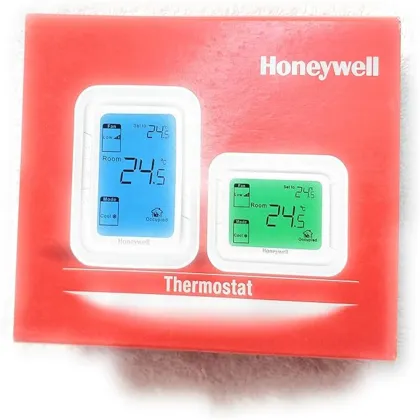 Honeywell T6865 Series AC Thermostat: 0-10V Modulating FCU with Large LCD Display