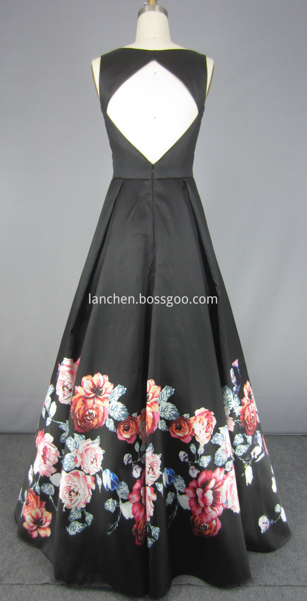 Evening Dress Long Black