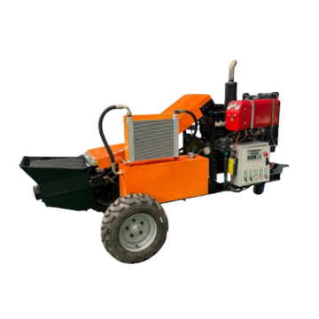 Mobile Small Diesel Concrete Pump Prices: Small Secondary Construction Column Pump For Sale