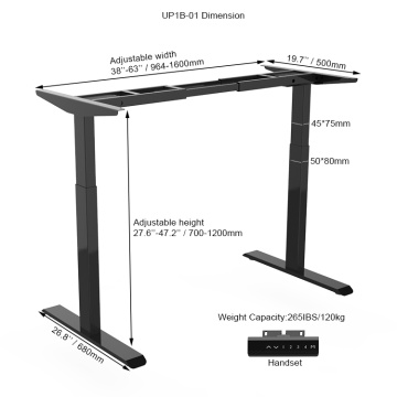 Höhenverstellbarer Computertisch Wohnmöbel Schreibtisch