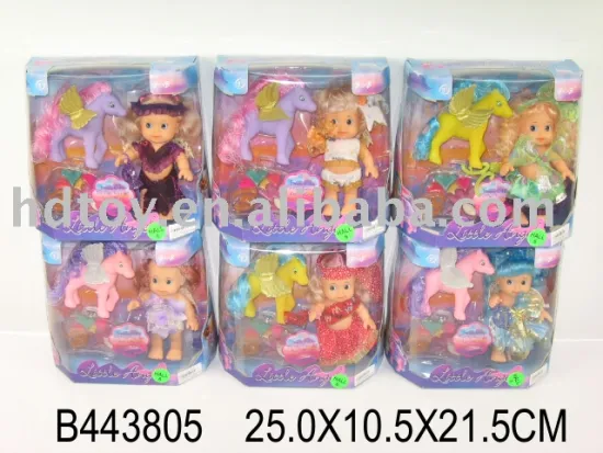 DOLL W/HORSE&amp;COSMETIC SET