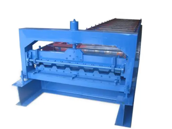 Production machine color steel roof panel production line