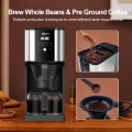 Auto drip coffee maker with grinder
