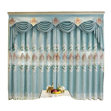 Thick European-Style Embroidered Luxury Pink Curtains: Enhancing Your Living Room and Bedroom