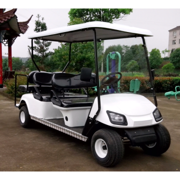 Pequeño carrito de golf eléctrico para el club de golf