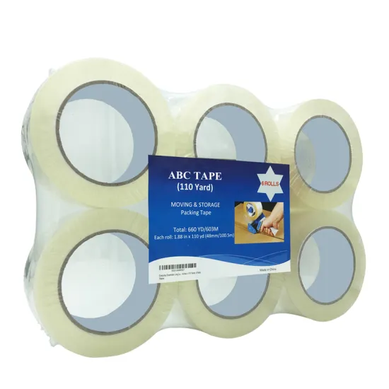 Crystal Clear BOPP Packaging Tape for Secure Wrapping