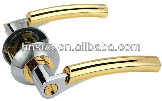 gold and SN color no key cylindrical tubular knob lock