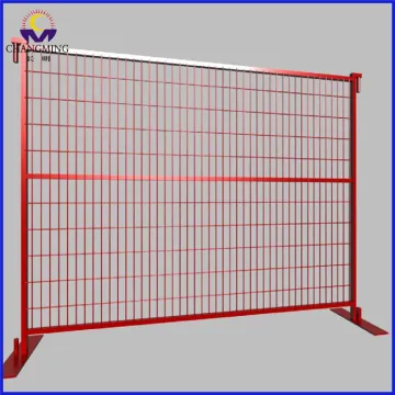 Used outdoor removable fence hot dipped galvanized temporary fencing