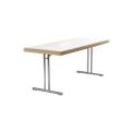 Cast Steel Metal Electroplate Table Base Heavy Duty Folding Height Custom Industrial Table Legs For Indoor And Outdoor Use