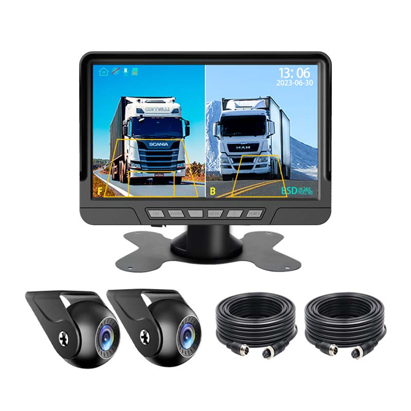 7 inch 2 CH vehicle monitor system Parking Recorder