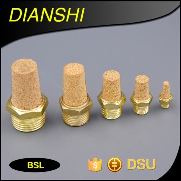 DSU male thread air compressor muffer brass fitting pneumatic silencer muffler