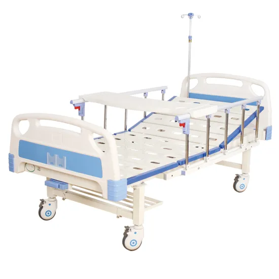 Single function manual medical hospital care bed